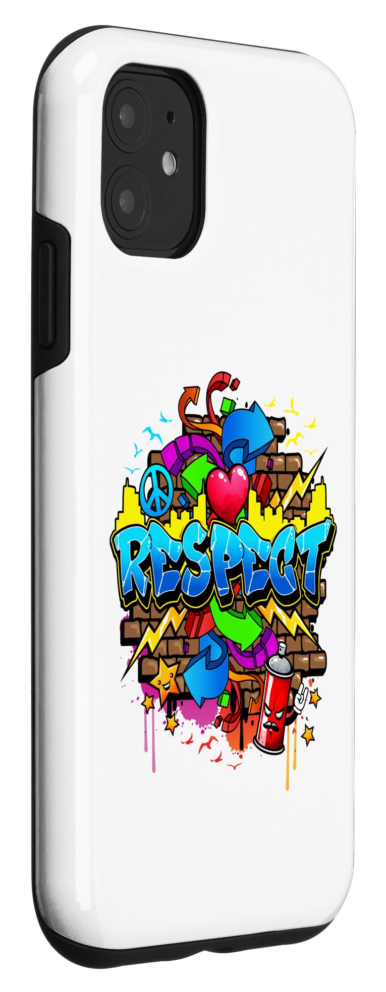 iPhone 11用グラフィティケース Amazon.co.jp: Flite Boi - Urban - Respect Graffiti グラフィック